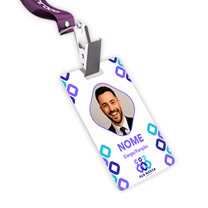 Crachá de identificação personalizado